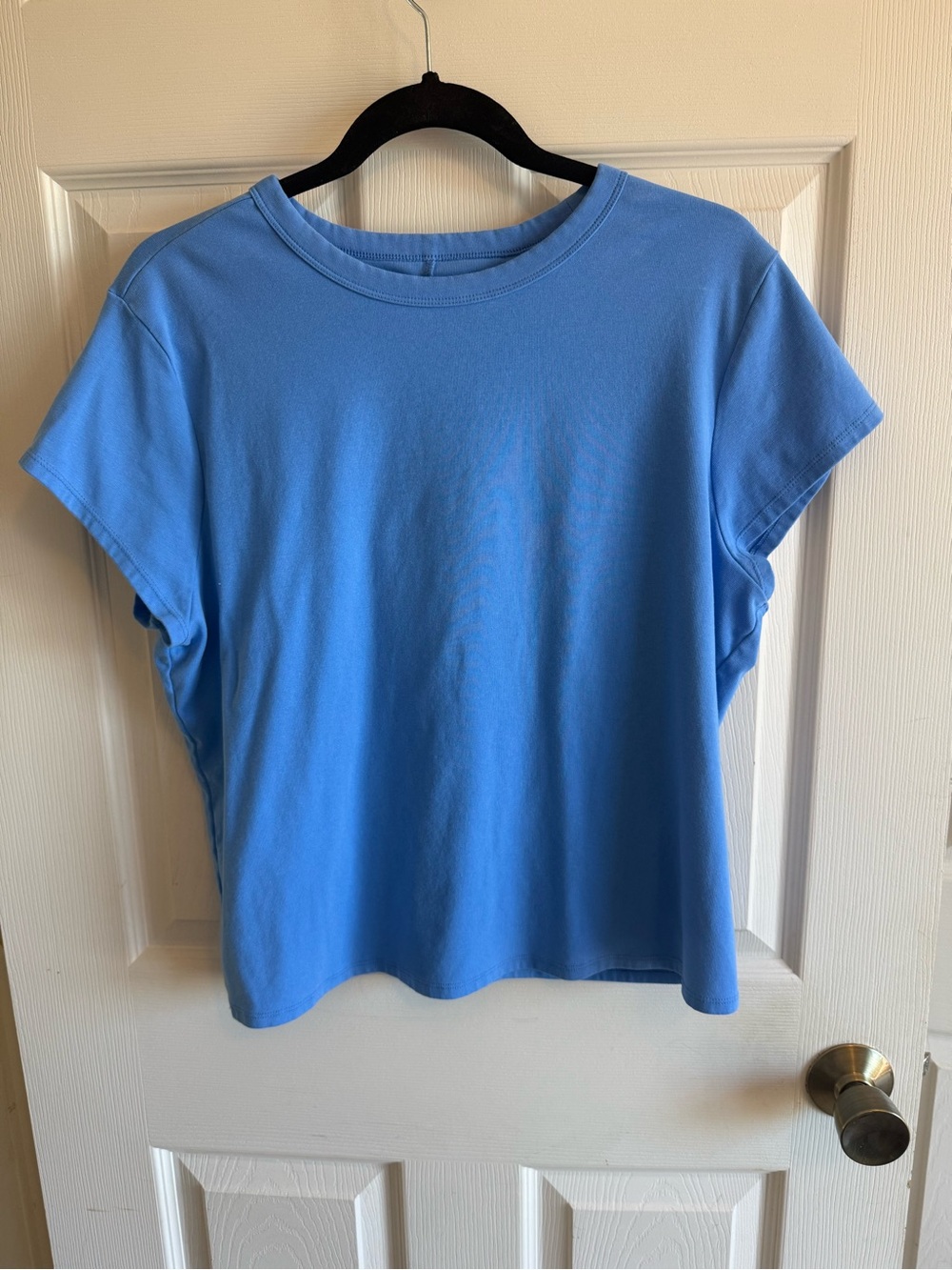 Classic Short Sleeve Crew Neck Tee — Sky Blue